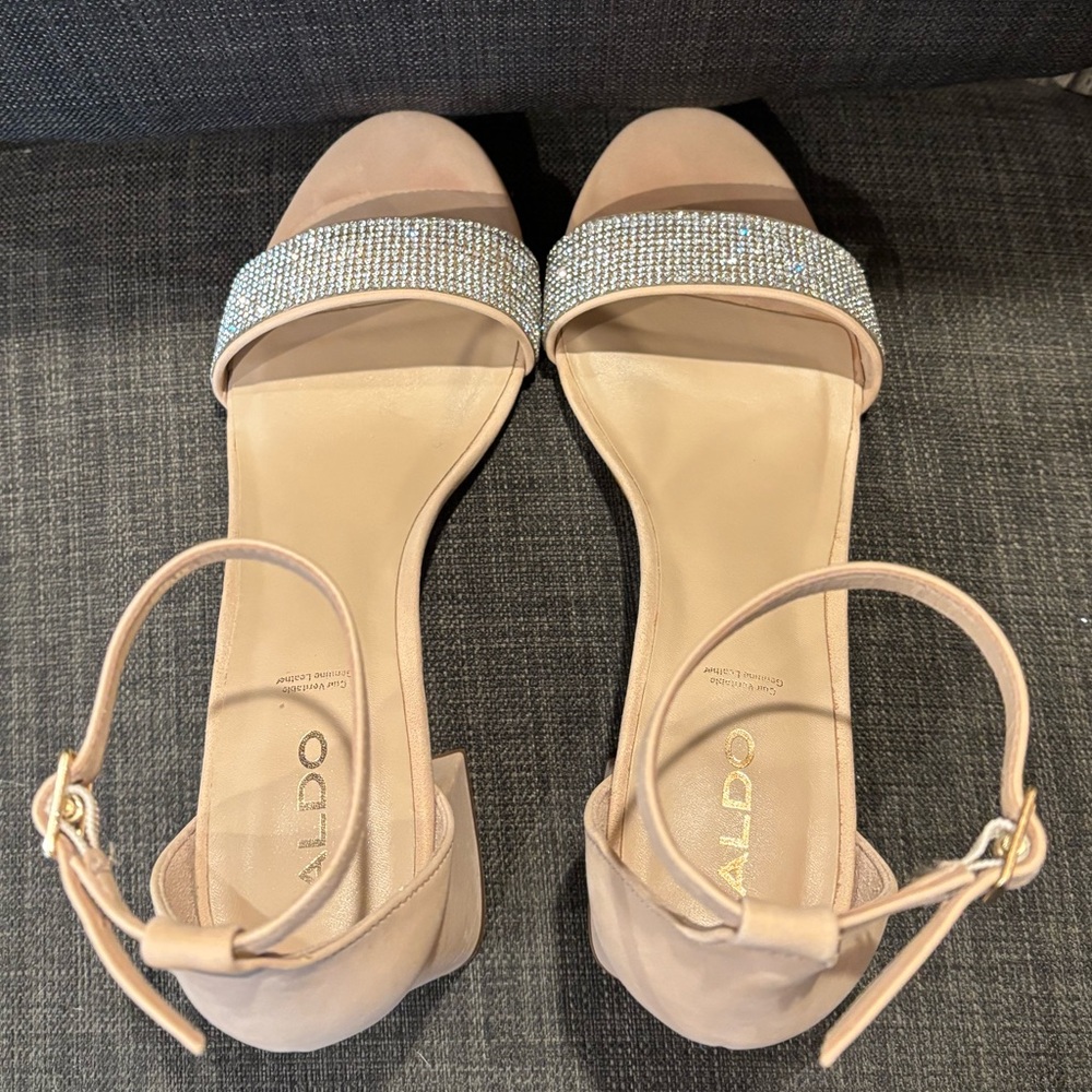 Aldo Pristine Heels with embellished Straps - Picture 8 of 9